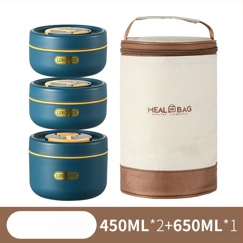 Élelmiszeripari minőségű kétrétegű ebéddoboz irodai dolgozóknak, elválasztott többrétegű általános iskolásoknak, 304-es rozsdamentes acél ebéddoboz nagykereskedelem