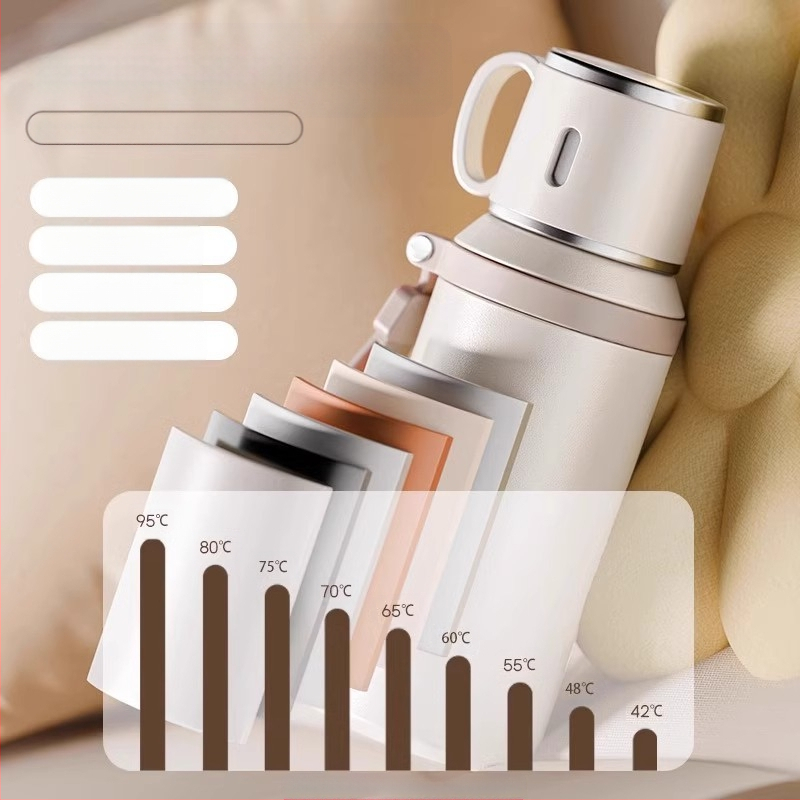 316 rozsdamentes acél termoszpohár, speciális pohár gyerekeknek és diákoknak iskolába járáshoz, nagy színértékű, nagy kapacitású, hordozható kültéri pohár