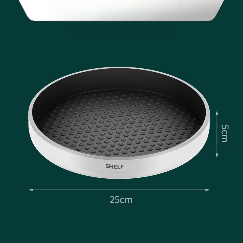 Konyhai multifunkcionális forgó állvány fűszeres forgó tárolódoboz nappali asztali kozmetikai befejező állvány