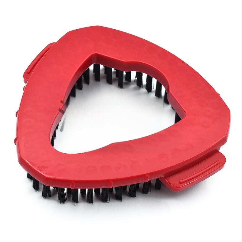 Határokon átnyúló háromszög alakú felmosófej csere padlókefe háztartási padlólap kefe felmosó tartozékok tisztítókefe forgó felmosófej