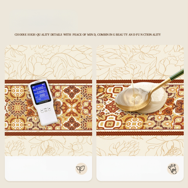 Amerikai stílusú étkezőasztal terítő, vízálló, olajálló, eldobható, forrázásgátló PVC asztalszőnyeg, könnyű, luxus, csúcskategóriás dohányzóasztal asztali védőszőnyeg