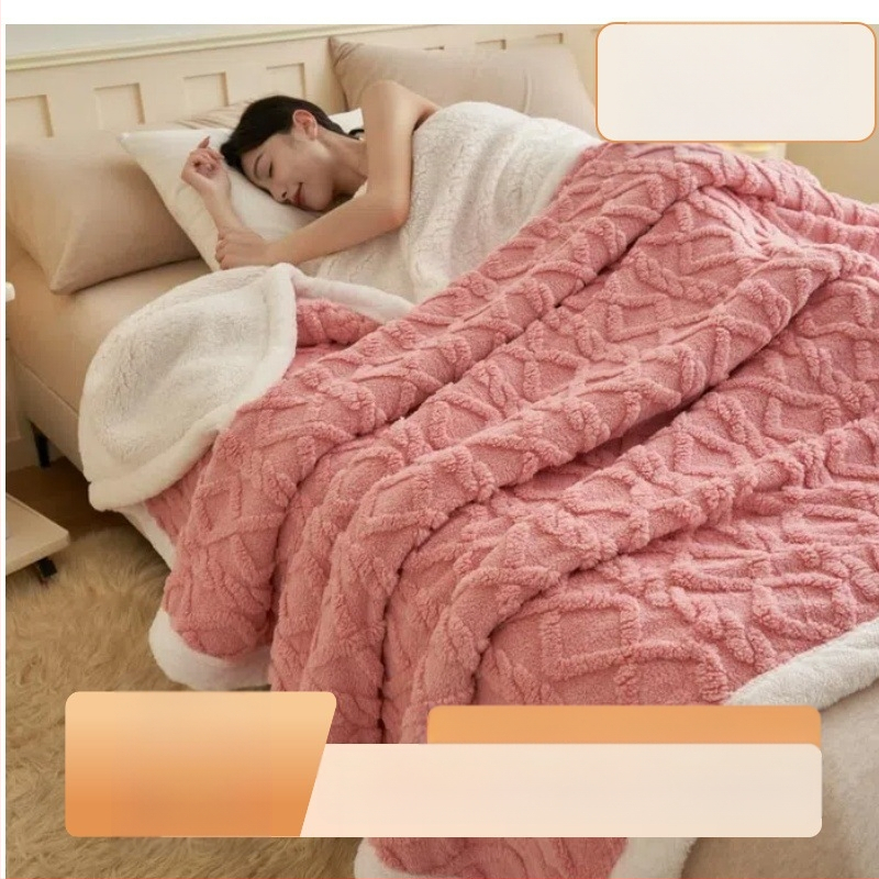 2025 m. nauja, didelio svorio bokšto aksominė antklodė, tarpvalstybiniu mastu parduodama, stora šilta ėrienos aksominė antklodė, tiesioginiai pardavimai gamykloje