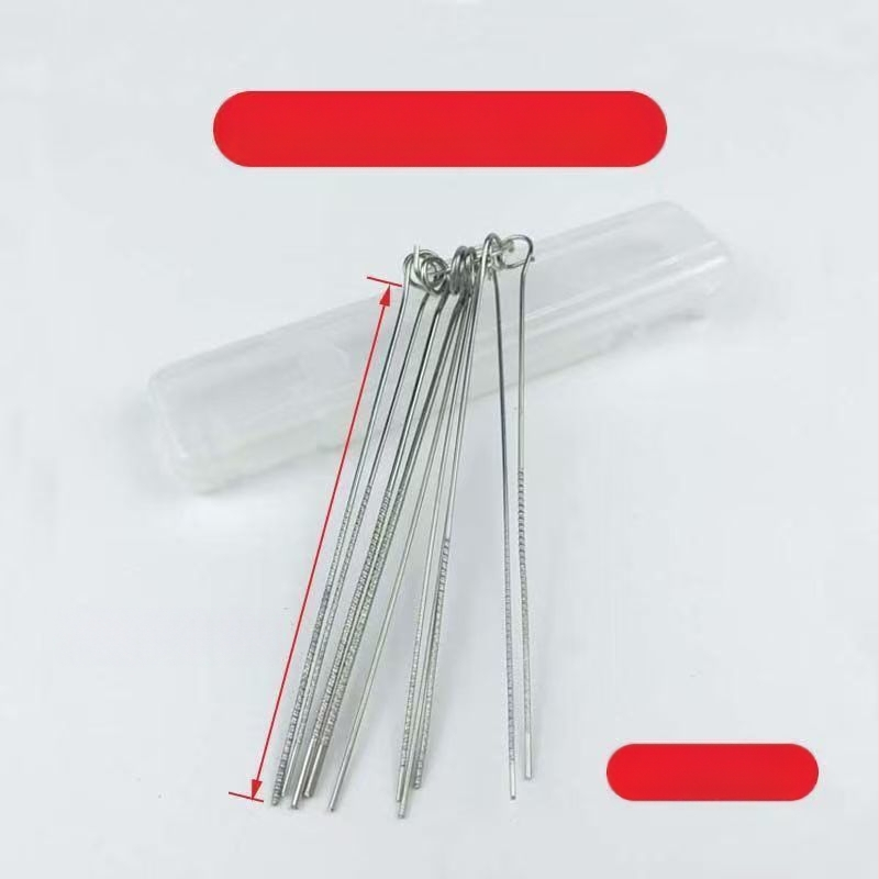 Dušši süvendusnõel butiikgaasi lõikenõel klaasipuhasti nõel 0,4–1,2 mm hapnikugaasi nõel, mida saab painutada