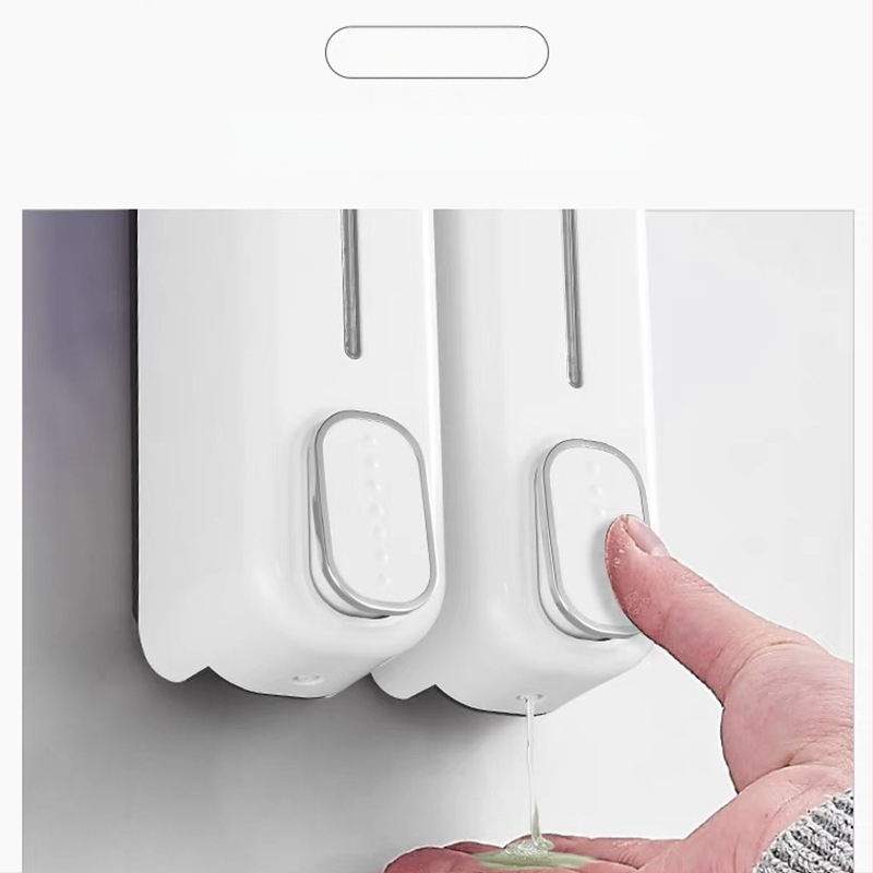 Επιτοίχια χειροκίνητη πρέσα σαπουνιού Ξενοδοχείο σαμπουάν μπάνιου ξενοδοχείου κουτί αφρόλουτρου διασυνοριακής προμήθειας