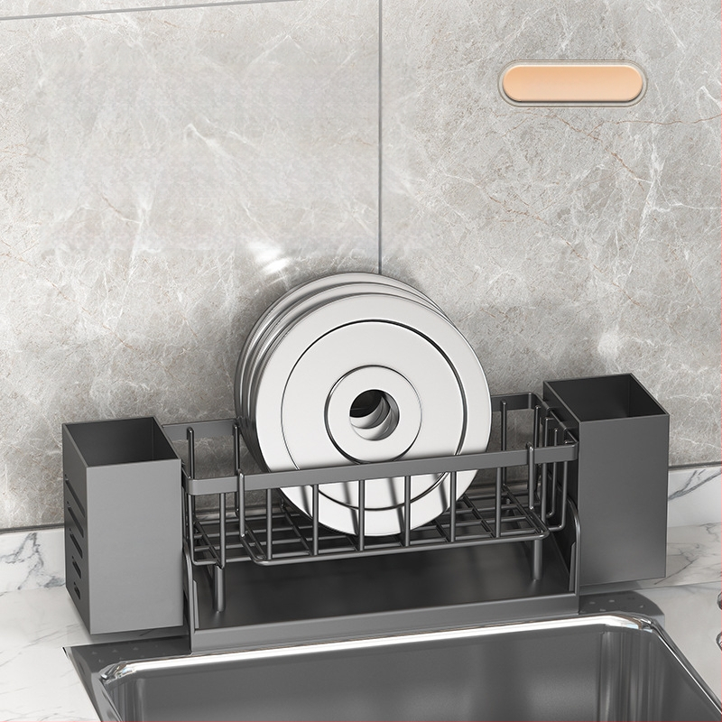 Határokon átnyúló konyhai tárolóállvány, szegmentes rongytartó, vízelvezető állvány, fürdőszobai állvány, mosdótároló, falra szerelhető tároló