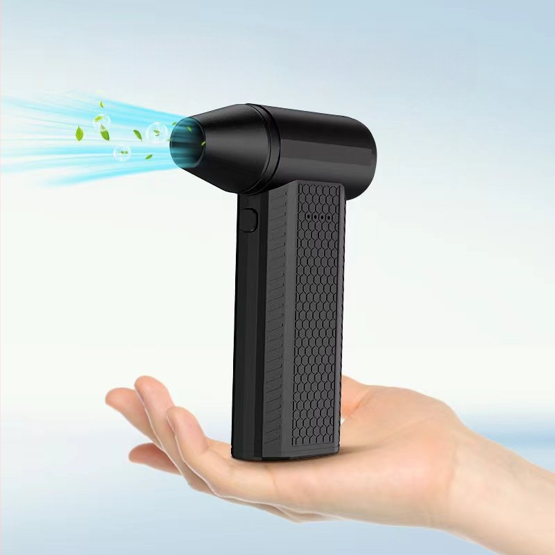 Negyedik negyedes erőszakos turbóventilátor 130000 - nagy sebességű, kefe nélküli motorral, kézi, szuper erős szélű kültéri ventilátor