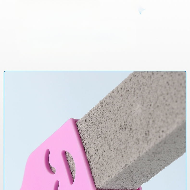 Habkő tisztítóstift Eltávolítja a foltokat anélkül, hogy holt sarkokat hagyna maga után, Eltávolítja a sárga foltokat és a vízvonalfoltokat, WC-tisztító, WC-kefe