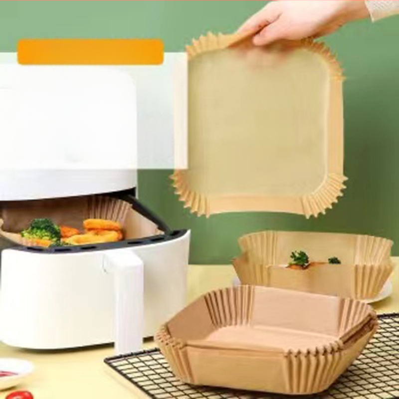 Tehase müügil olev ruudukujuline õhufritüür, spetsiaalne paber, silikoonõlipaber, õli imav paber, koogialus, ühekordne grill-küpsetuspaber