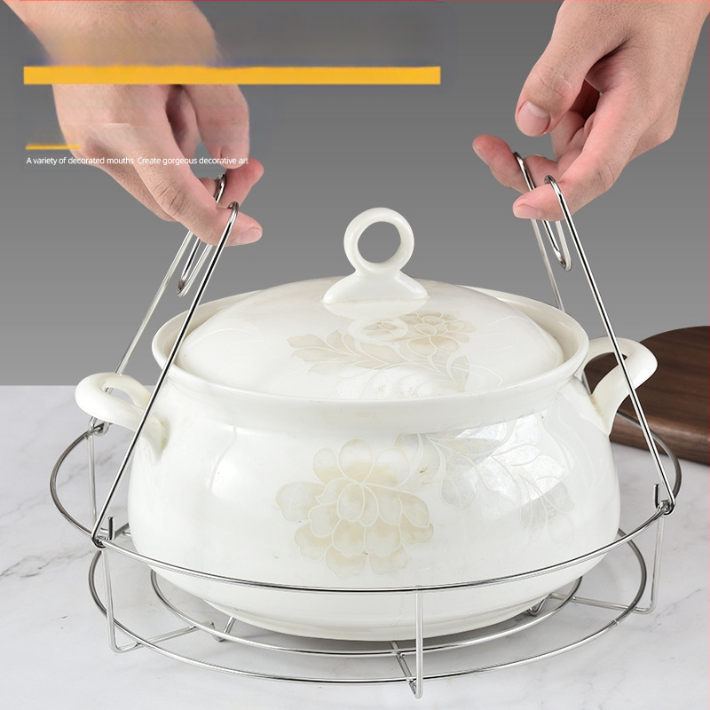 Amazon rozsdamentes acél konzervtartó, többfunkciós konyhai csipesz, tejesüveg hőszigetelő csipesz, gőzölős konzervtartó