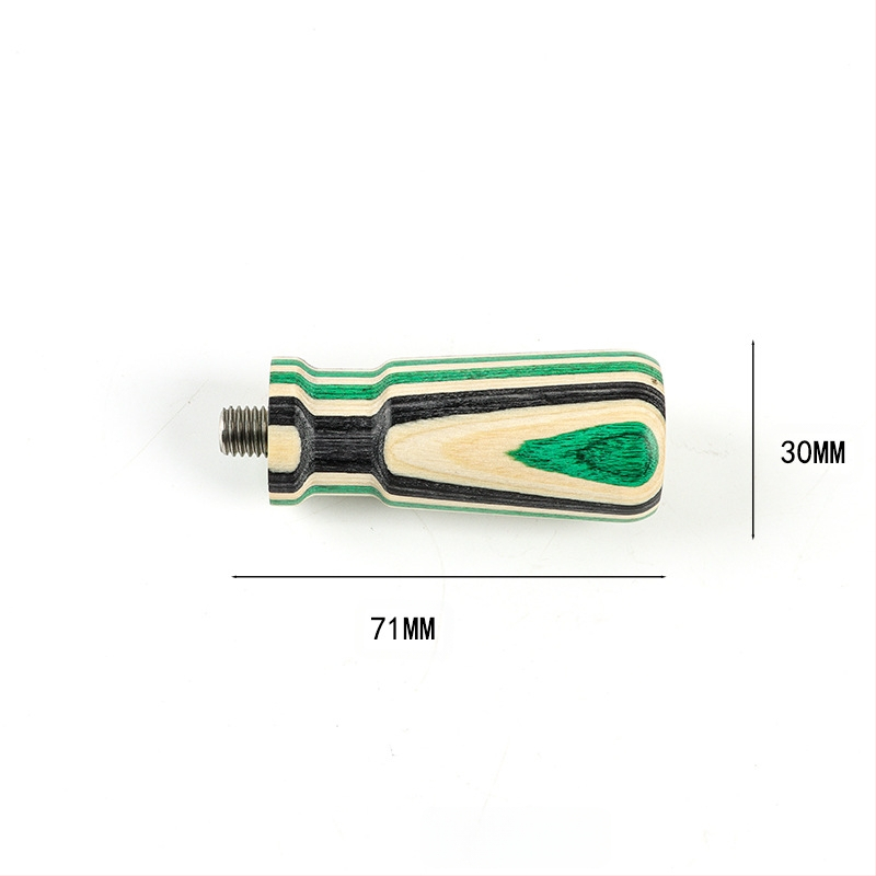 Itaalia kohvi põhjatu käepide pähklipuu käepide metallkäepide modifitseeritud tarvikud M10