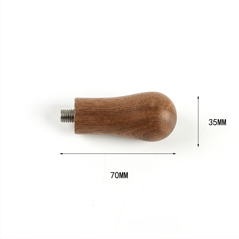 Itaalia kohvi põhjatu käepide pähklipuu käepide metallkäepide modifitseeritud tarvikud M10