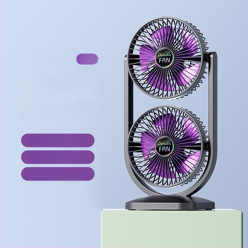 Naujas ventiliatorius USB įkrovimo ventiliatorius stalinis ventiliatorius didelis vėjo dvikryptis ventiliatorius lauko kempingo ventiliatorių gamintojai