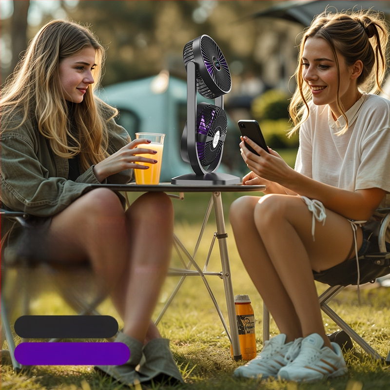 Naujas ventiliatorius USB įkrovimo ventiliatorius stalinis ventiliatorius didelis vėjo dvikryptis ventiliatorius lauko kempingo ventiliatorių gamintojai