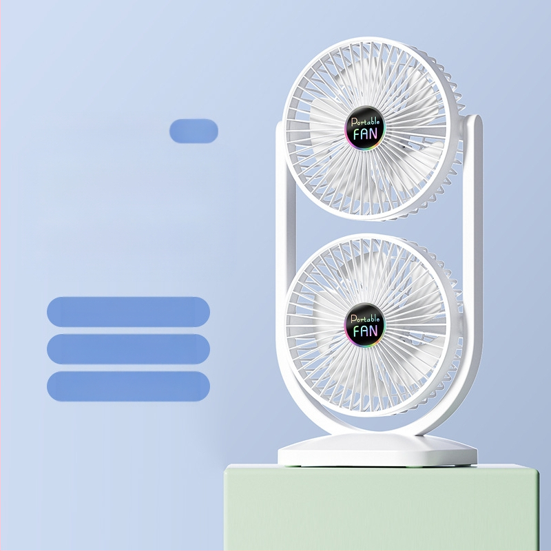 Naujas ventiliatorius USB įkrovimo ventiliatorius stalinis ventiliatorius didelis vėjo dvikryptis ventiliatorius lauko kempingo ventiliatorių gamintojai