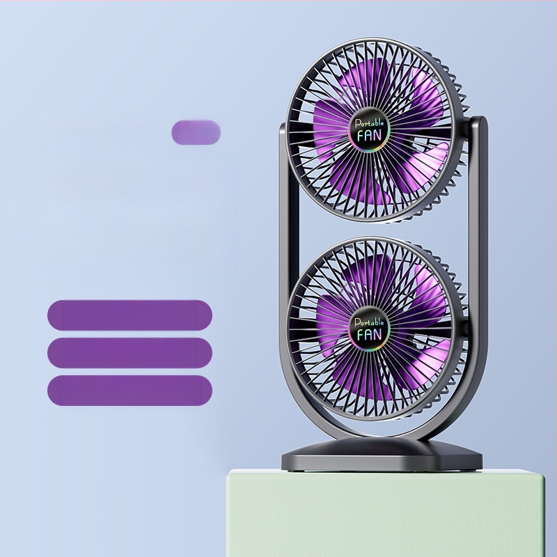 Naujas ventiliatorius USB įkrovimo ventiliatorius stalinis ventiliatorius didelis vėjo dvikryptis ventiliatorius lauko kempingo ventiliatorių gamintojai