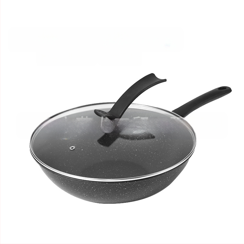 „Maifan“ akmens neprideganti keptuvė indukcinė viryklė dujinė viryklė universali virimo mašina be dūmų plokščiadugnė buitinė geležinė keptuvė didmeninė prekyba