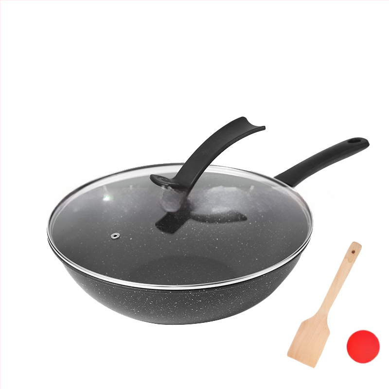 „Maifan“ akmens neprideganti keptuvė indukcinė viryklė dujinė viryklė universali virimo mašina be dūmų plokščiadugnė buitinė geležinė keptuvė didmeninė prekyba