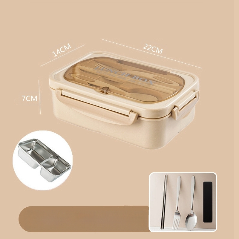 304 roostevabast terasest isoleeritud õpilaste lõunasöögikarp tööle kaasaskantav suletud võrega bento-karbi lõunasöögikarp logoga trükkimisega