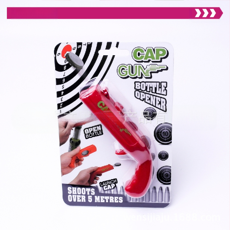 Alaus butelio dangtelio atsuktuvo plastikinis ABS išstūmimo butelių atidarytuvas DANGTELIO PISTOLETAS originalios gamyklos didmeninės spalvų kortelių pakuotė
