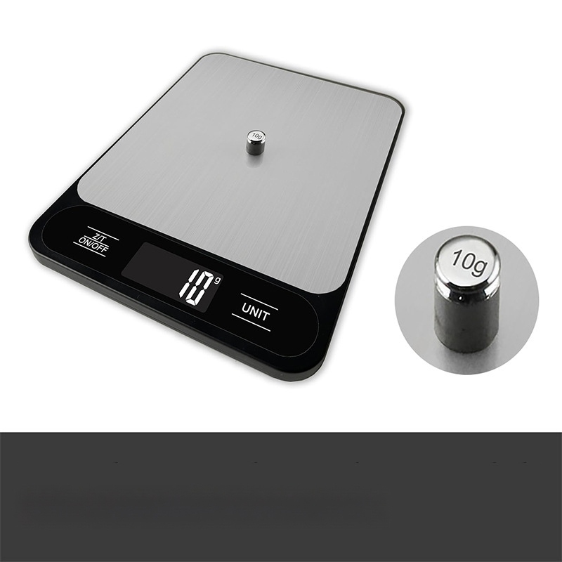 Multifunktsionaalne elektrooniline kaal, majapidamise küpsetuskaal, väike köögikaal, roostevabast terasest kohvikaal, äriköögi elektrooniline