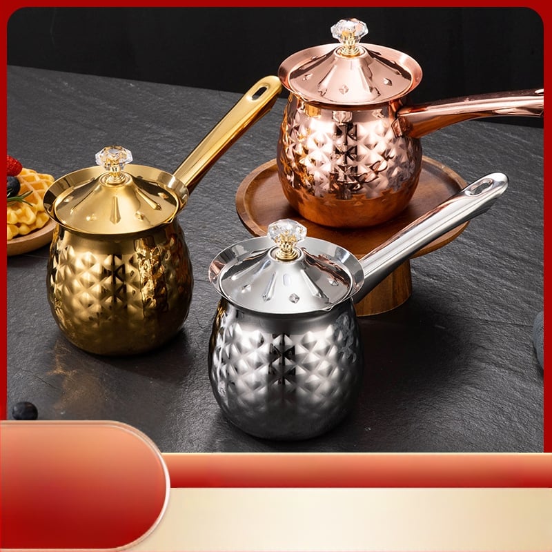 Nerūdijančio plieno kavos aparatas smailiu burna traukiama gėlė puodelis pieno burbulo puodelis pieno puodelis traukiama gėlė stiklainis vaškas puodelis tirpstantis vaškas puodelis