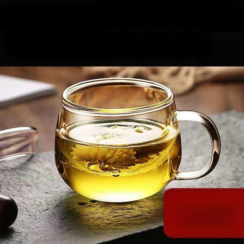 Stiklinis puodelis arbatos puodelis su dangteliu, karščiui atsparus arbatos vandens atskyrimas, namų apyvokos reikmenys, vyriški ir moteriški permatomi filtro arbatos puodeliai