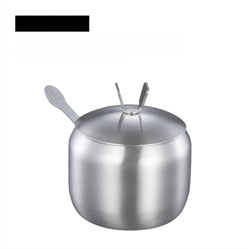 Prieskonių bakas virtuvei, buitiniam naudojimui, 304 nerūdijančio plieno prieskonių bakas, vieno komercinio restorano čili aliejaus bakas, druskos bakas, prieskonių dėžutė