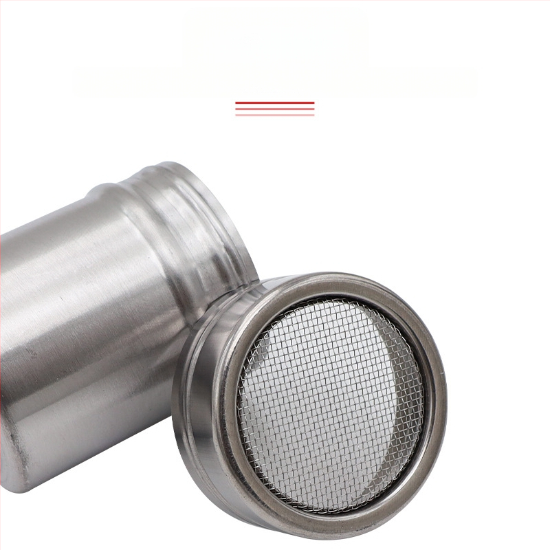 Tarpvalstybinis nerūdijančio plieno miltelių indelis, prieskonių butelis, tankus birių miltelių sietas, kavos sietas, statinė, kepimo miltų butelis, cukraus sietas