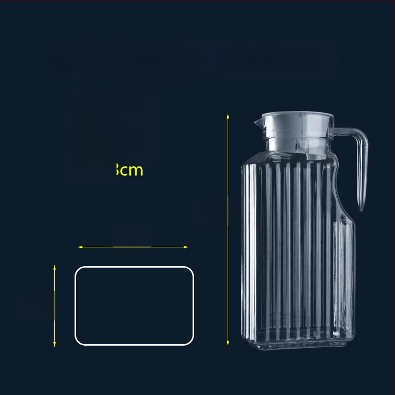 Ακρυλικό πλαστικό κρύο βραστήρα εστιατόριο βραστήρα εστιατόριο μπαρ μπύρα γλάστρα λουλούδι τσαγιέρα καράφα PC χυμός δοχείο