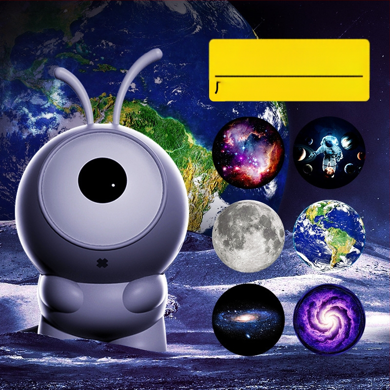 Interneti tähistaja leibkonna atmosfäärilamp ühe munaga tulnukas putukas 6 tüüpi planeeditähe taeva lambi atmosfäärilamp kingitus laste mänguasjadele