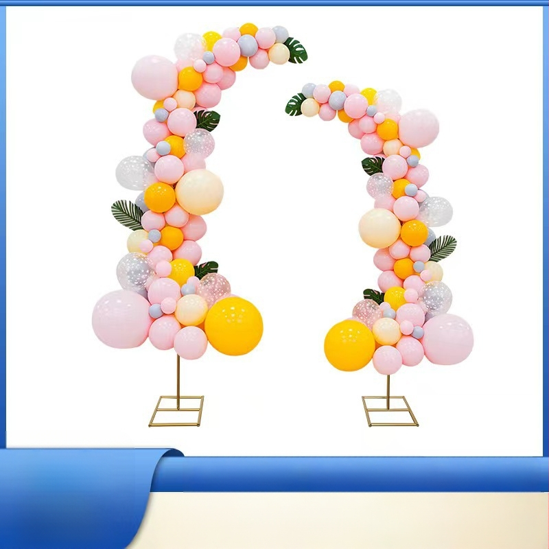 Tarpvalstybinės „Amazon“ vestuvių formos arkos vakarėlio baliono arkos laikiklis, įstrižas arkos laikiklis, kelio švinas