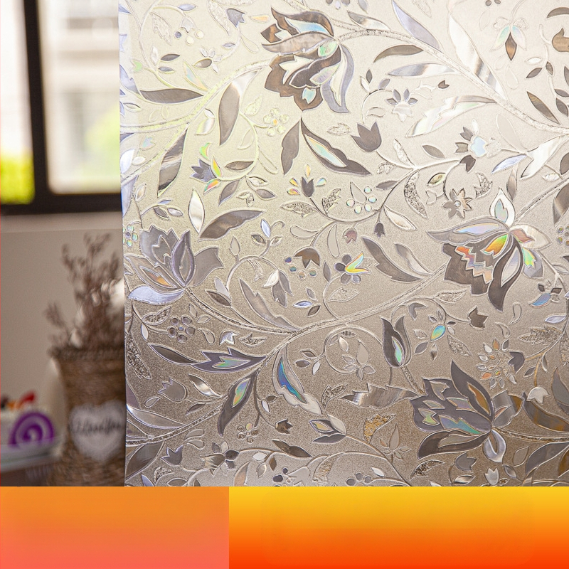 Kodumaine väike rullklaasist kleebis akna varjutuskleebis klaaskile paksendatud plahvatuskindel päikesekaitsekreem mattklaasist kleebis staatiline elekter