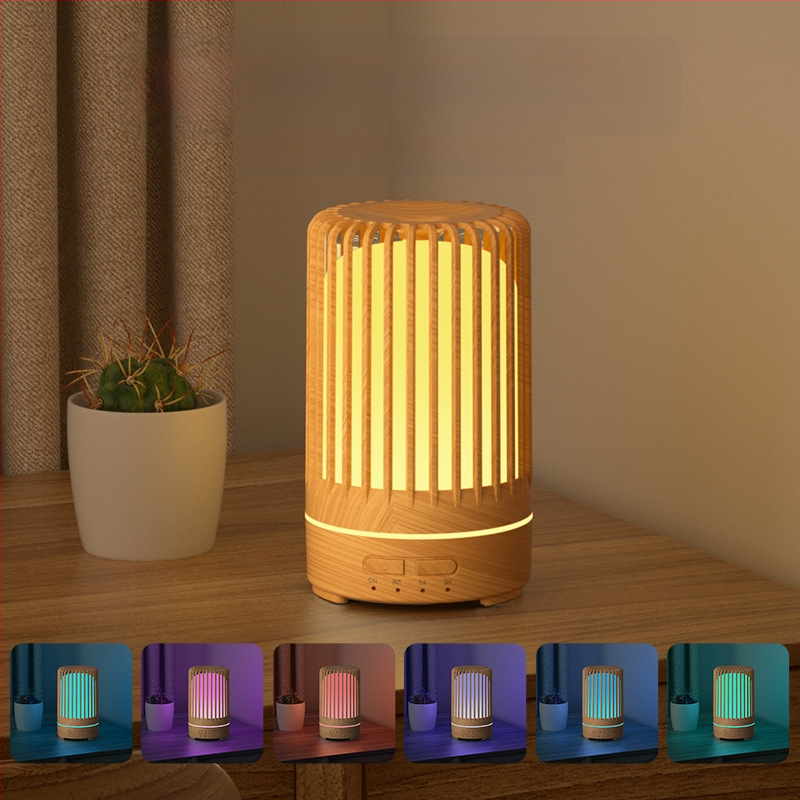 Трансгранична птича клетка куха дървесина ароматерапия машина спалня малък овлажнител нощно шкафче външна търговия plug-in ароматерапия дифузер