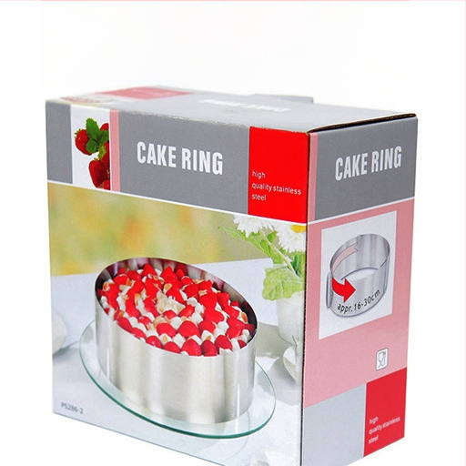 Αν θέλετε να βρείτε στρογγυλό κύκλο μους από ανοξείδωτο χάλυβα, μπορεί να ρυθμιστεί χειροκίνητα, καλούπι κέικ κύκλου κέικ DIY πολλαπλών σχημάτων καρδιάς