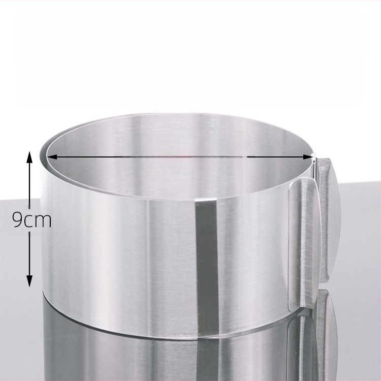 Αν θέλετε να βρείτε στρογγυλό κύκλο μους από ανοξείδωτο χάλυβα, μπορεί να ρυθμιστεί χειροκίνητα, καλούπι κέικ κύκλου κέικ DIY πολλαπλών σχημάτων καρδιάς