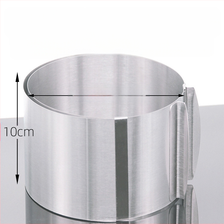 Αν θέλετε να βρείτε στρογγυλό κύκλο μους από ανοξείδωτο χάλυβα, μπορεί να ρυθμιστεί χειροκίνητα, καλούπι κέικ κύκλου κέικ DIY πολλαπλών σχημάτων καρδιάς