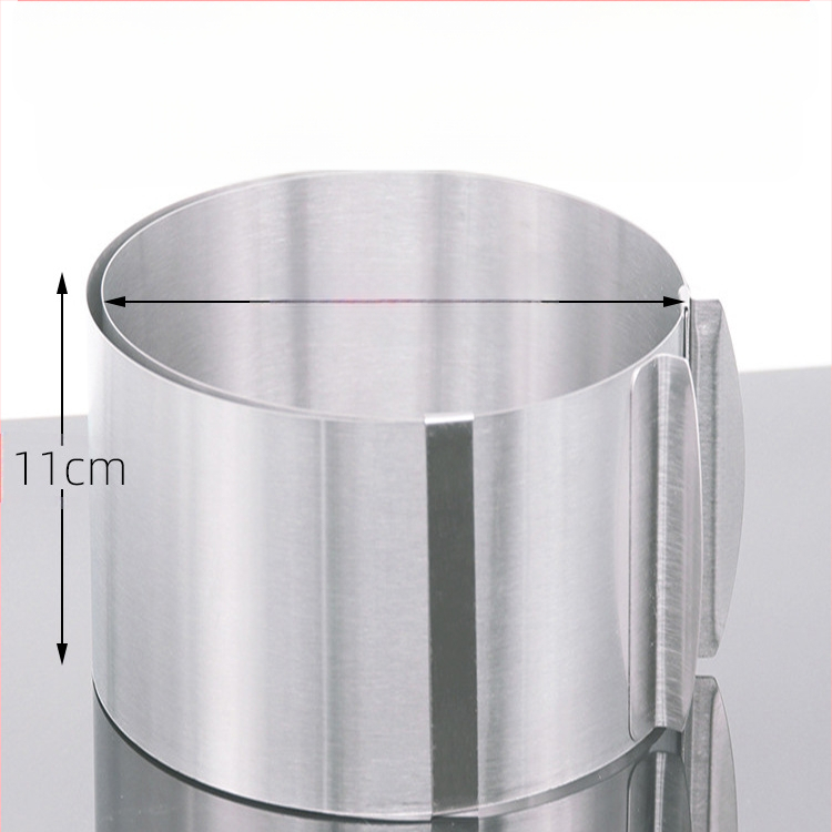 Αν θέλετε να βρείτε στρογγυλό κύκλο μους από ανοξείδωτο χάλυβα, μπορεί να ρυθμιστεί χειροκίνητα, καλούπι κέικ κύκλου κέικ DIY πολλαπλών σχημάτων καρδιάς