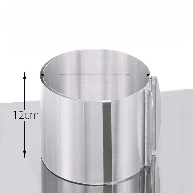 Αν θέλετε να βρείτε στρογγυλό κύκλο μους από ανοξείδωτο χάλυβα, μπορεί να ρυθμιστεί χειροκίνητα, καλούπι κέικ κύκλου κέικ DIY πολλαπλών σχημάτων καρδιάς