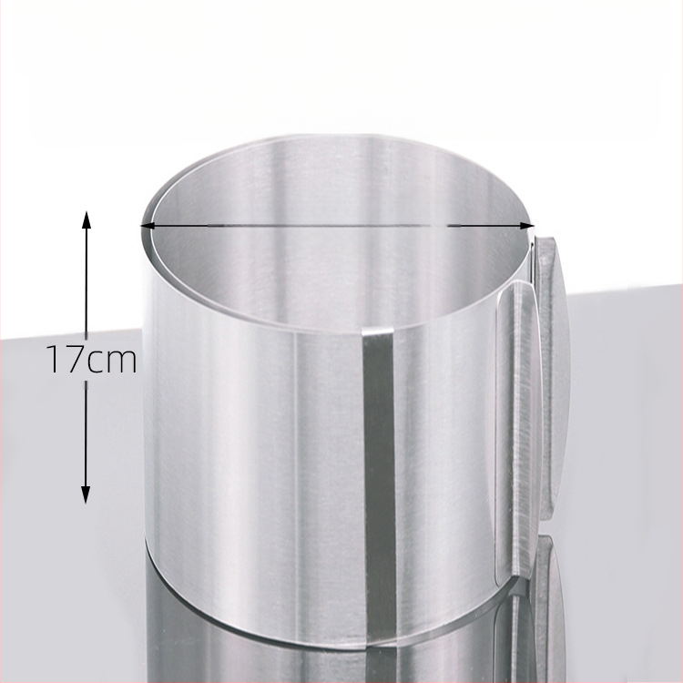 Αν θέλετε να βρείτε στρογγυλό κύκλο μους από ανοξείδωτο χάλυβα, μπορεί να ρυθμιστεί χειροκίνητα, καλούπι κέικ κύκλου κέικ DIY πολλαπλών σχημάτων καρδιάς