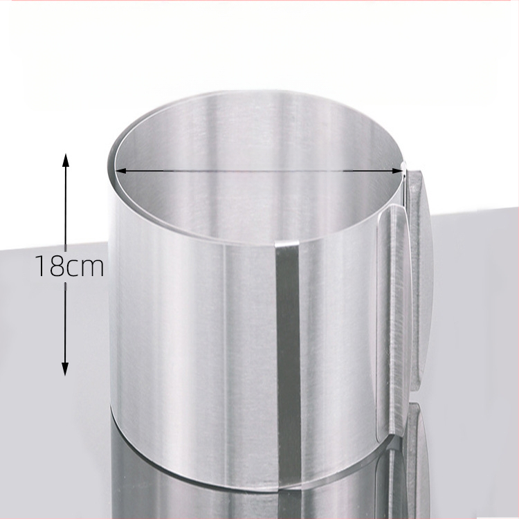 Αν θέλετε να βρείτε στρογγυλό κύκλο μους από ανοξείδωτο χάλυβα, μπορεί να ρυθμιστεί χειροκίνητα, καλούπι κέικ κύκλου κέικ DIY πολλαπλών σχημάτων καρδιάς