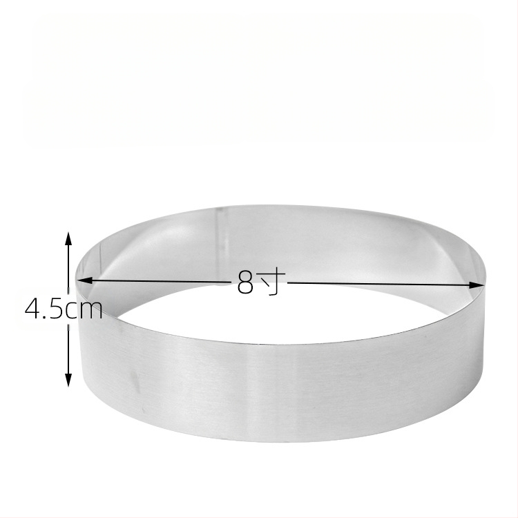 Αν θέλετε να βρείτε στρογγυλό κύκλο μους από ανοξείδωτο χάλυβα, μπορεί να ρυθμιστεί χειροκίνητα, καλούπι κέικ κύκλου κέικ DIY πολλαπλών σχημάτων καρδιάς