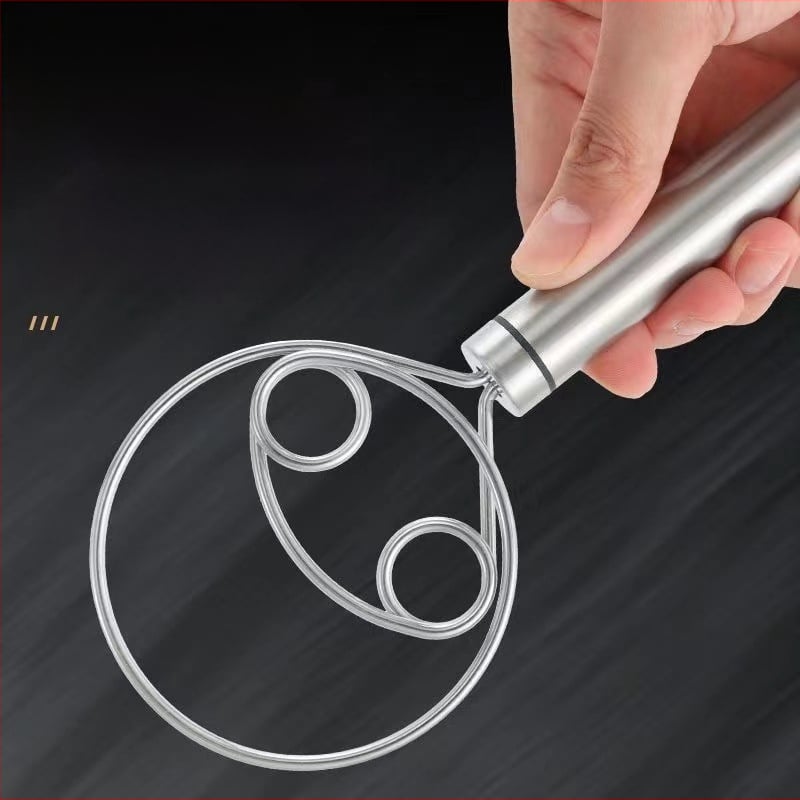 Nerūdijančio plieno makaronų artefaktas ir makaronų maišytuvas, rankinis tešlos plaktuvas ir makaronų artefaktas, maišymo miltelių lazdelė