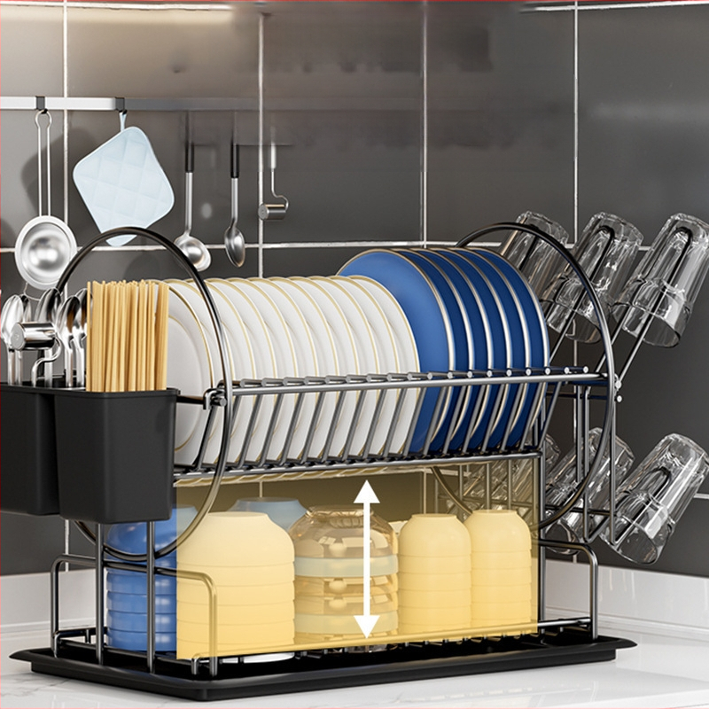 Virtuvės indų džiovyklė, tarpvalstybinė laikymo lentynėlė, indų lentynėlė, indų stovas su lazdelėmis, narvelinė laikymo lentynėlė namams, stalviršio indų lentynėlė