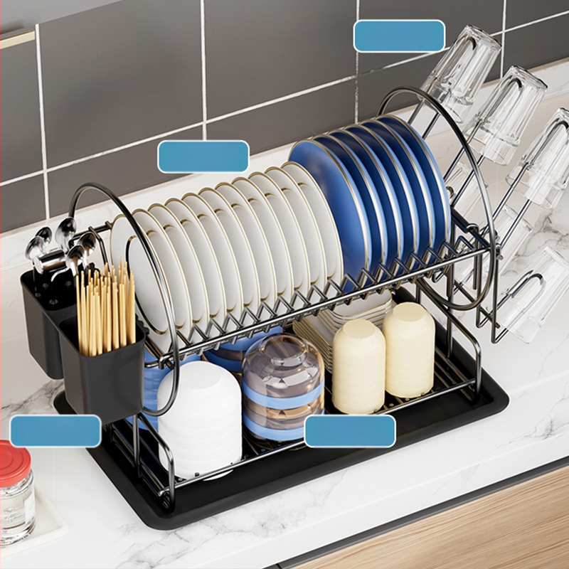Virtuvės indų džiovyklė, tarpvalstybinė laikymo lentynėlė, indų lentynėlė, indų stovas su lazdelėmis, narvelinė laikymo lentynėlė namams, stalviršio indų lentynėlė