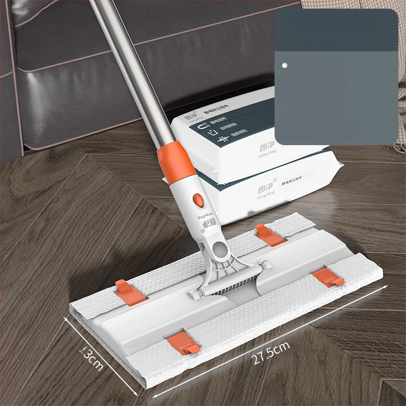 Švarus vienkartinis elektrostatinis šluostės dulkių šalinimo popierinis šluostės buitinės šluostės grindų tingus plokščias šluostės rankų plovimas