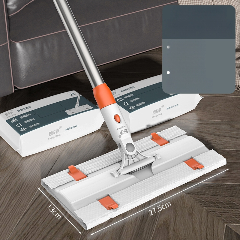 Švarus vienkartinis elektrostatinis šluostės dulkių šalinimo popierinis šluostės buitinės šluostės grindų tingus plokščias šluostės rankų plovimas