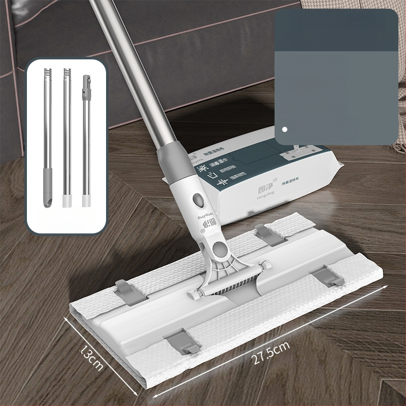 Švarus vienkartinis elektrostatinis šluostės dulkių šalinimo popierinis šluostės buitinės šluostės grindų tingus plokščias šluostės rankų plovimas