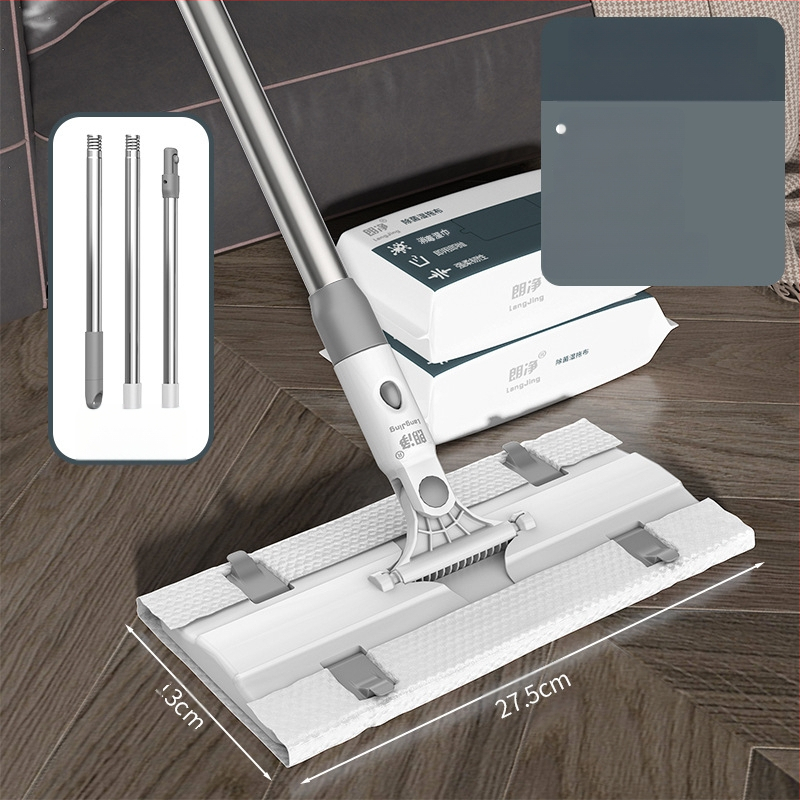 Švarus vienkartinis elektrostatinis šluostės dulkių šalinimo popierinis šluostės buitinės šluostės grindų tingus plokščias šluostės rankų plovimas