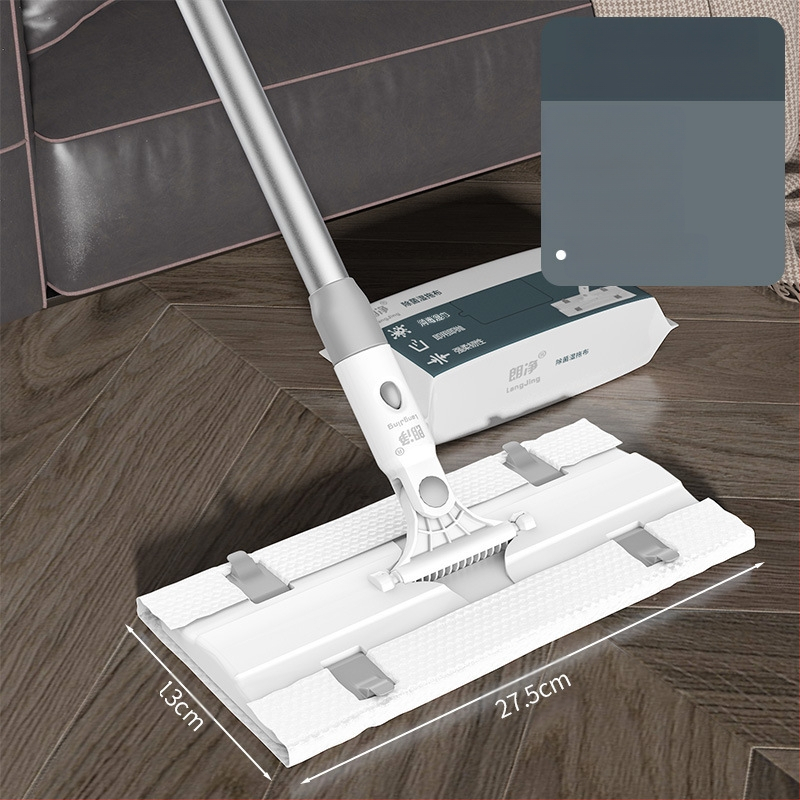 Švarus vienkartinis elektrostatinis šluostės dulkių šalinimo popierinis šluostės buitinės šluostės grindų tingus plokščias šluostės rankų plovimas