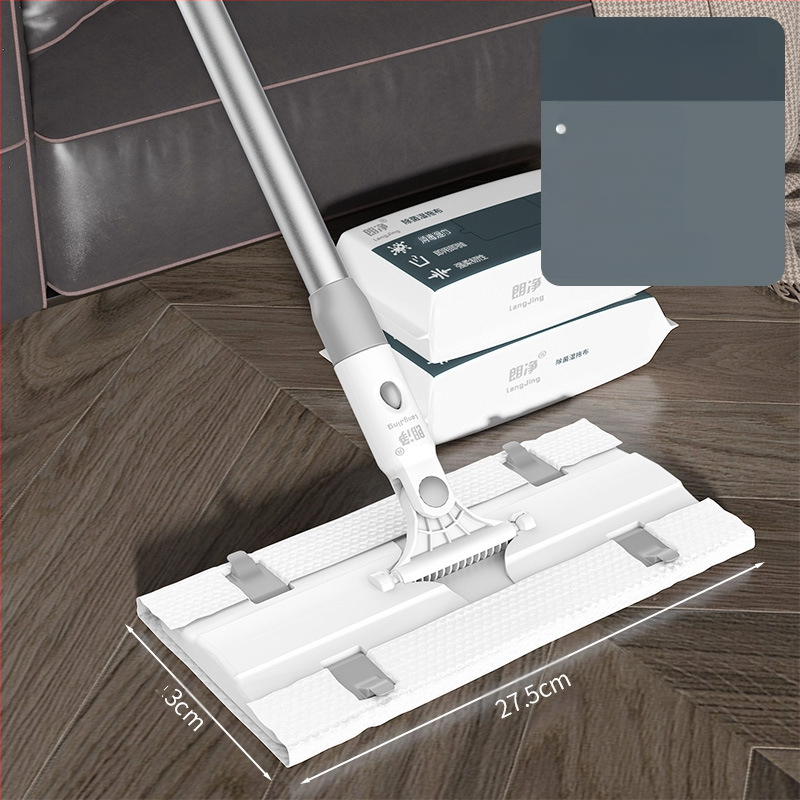 Švarus vienkartinis elektrostatinis šluostės dulkių šalinimo popierinis šluostės buitinės šluostės grindų tingus plokščias šluostės rankų plovimas